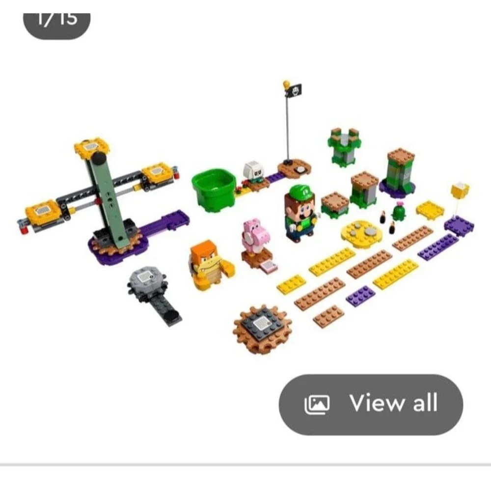 Retired Lego Adventures with Luigi Starter Course #71387 Super Mario Set